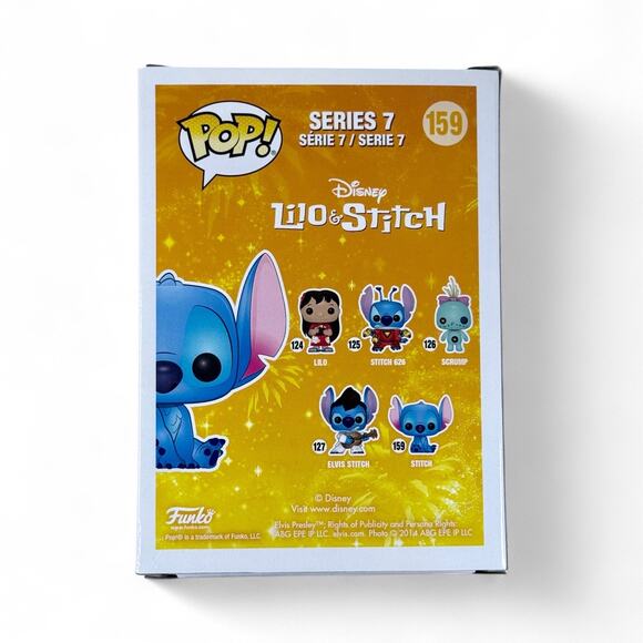Funko Pop Unopened Stitch 159 Diamond Collection Hot Topic Exclusive Disney - Picture 3 of 6